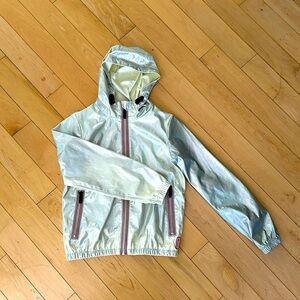 Kids Hunter chrome rain jacket